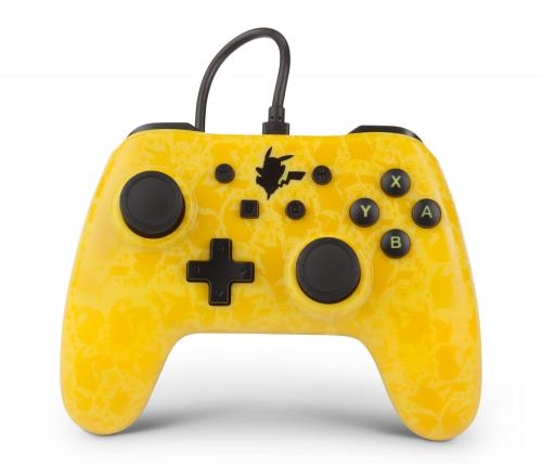 Wired Controller Pokemon Pikachu Silhouette - Nintendo Switch