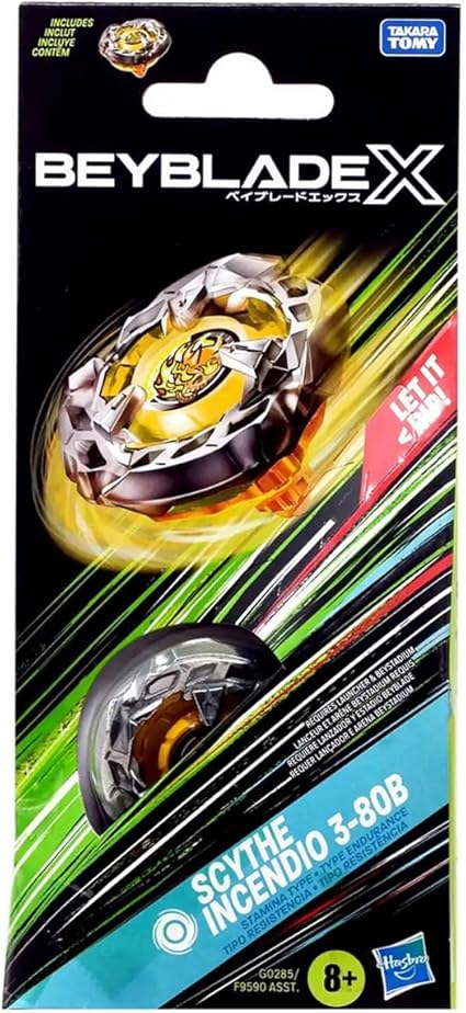 Beyblade X Booster Pack tol Scythe Incendio 3-80B