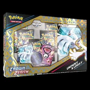 Pokemon Crown Zenith - Unown V & Lugia V - Unown V & Lugia V Special Collection (5 Boosters)