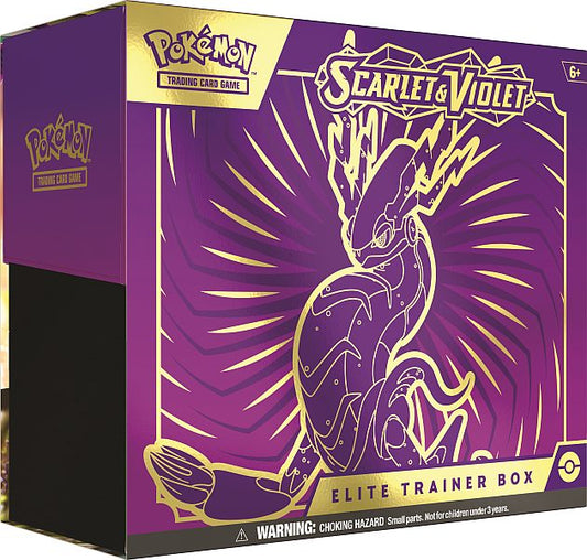 Pokemon Scarlet & Violet: Base Set Elite Trainer Box: Miraidon (Violet)