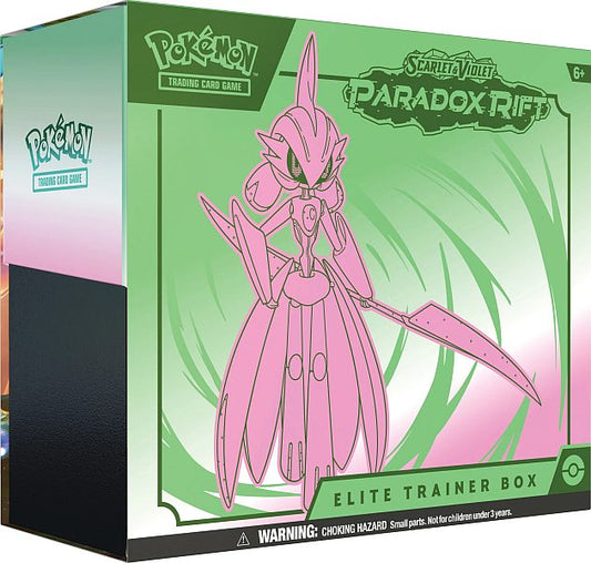 Pokemon Scarlet & Violet: Paradox Rift Elite Trainer Box: Iron Valiant