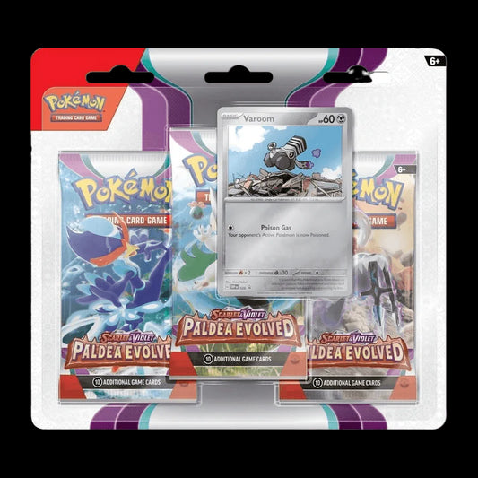 Pokemon TCG - Scarlet & Violet - Paldea Evolved - 3-Pack Blister - Varoom