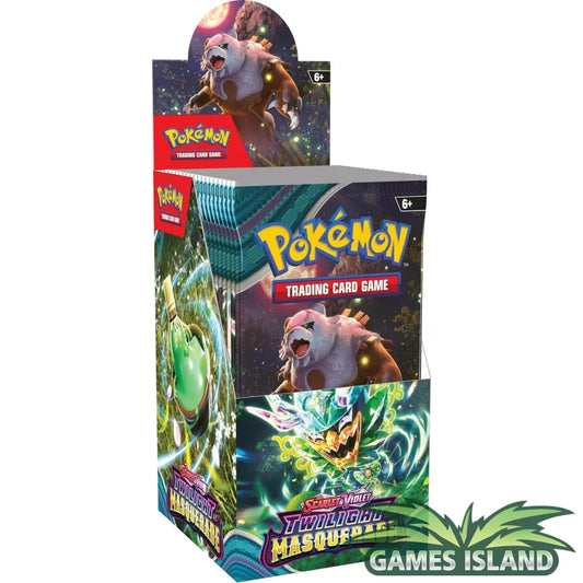 Pokemon TCG - Scarlet & Violet 6: Twilight Masquerade Half Booster Box (18 Packs) - English