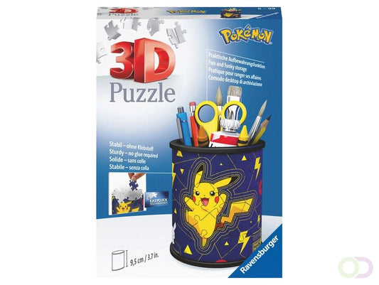 Pokemon 3d puzzle pennenbakje