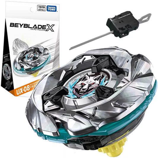 Tomy Takara Silver Wolf 3-80FB Beyblade X Burst Booster Launcher UX-08