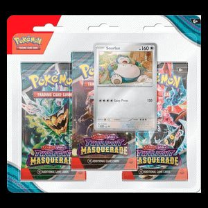 Twilight Masquerade: Snorlax 3-Pack Blister